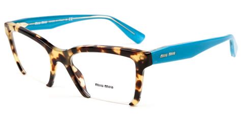 Miu Miu MU04NV RASOIR 7S01O1 Eyeglasses in Light Havana 